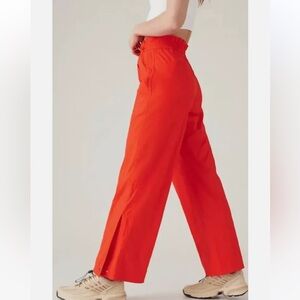 J2 Athleta Trekkie High Rise‎ Parachute Pant Vermillion Orange  #533487